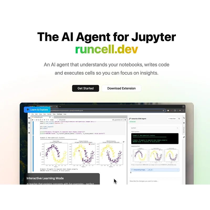 Runcell – Jupyter AI Agent logo